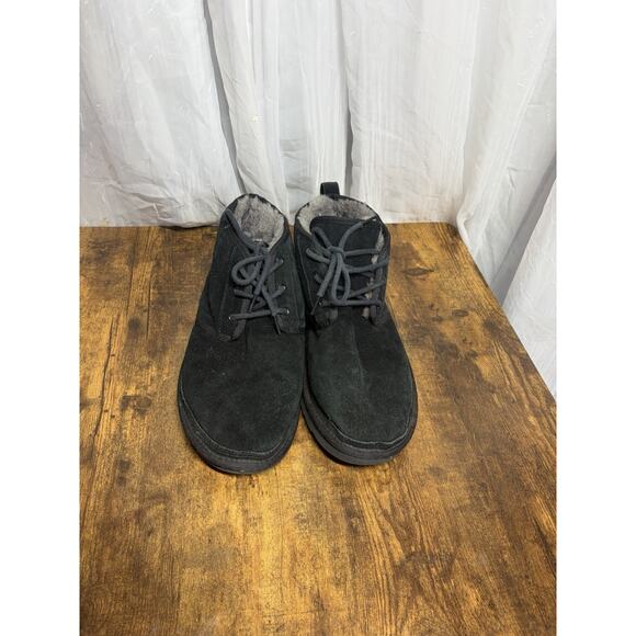 UGG Neumel Black Suede Chukka Boots Boots Shoes Mens Size 13 - Picture 2 of 11